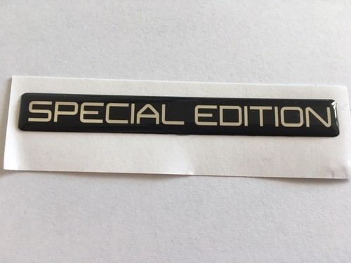 Special edition car boot - special, badge