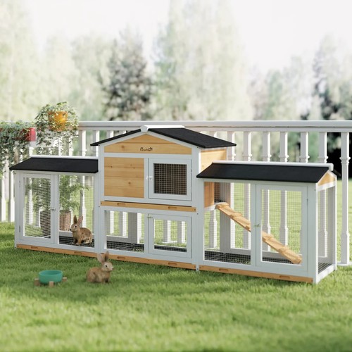 Rabbit hutch guinea pig run - rabbit,