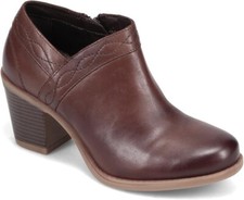 Leather Ladies Brown Womens New Ankle Boots Zip Shoes Western RRP £90 UK Size 6