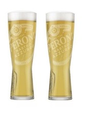 2 x   Peroni Half Pint Glasses 10oz Brand New CE Stamped Genuine Official