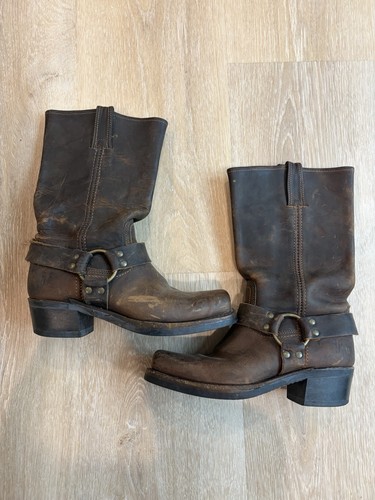 Brown frye harness - brown, motorcycle