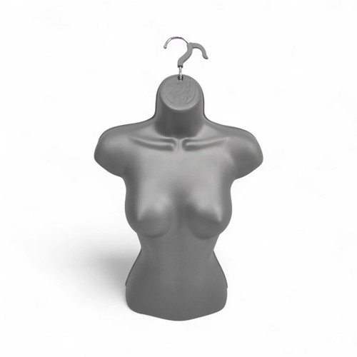 Silver female hanging half - silver,