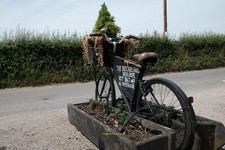 Photo Pub 6x4 Bicycle at the Butcher's Arms c2017