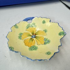 Trinket Dish S Hancock & Sons Corona Ware Rosetta Floral Pattern 6 Inch Vintage