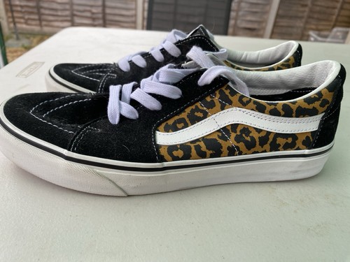 Vans sk8 low leopard black - sk8-low,