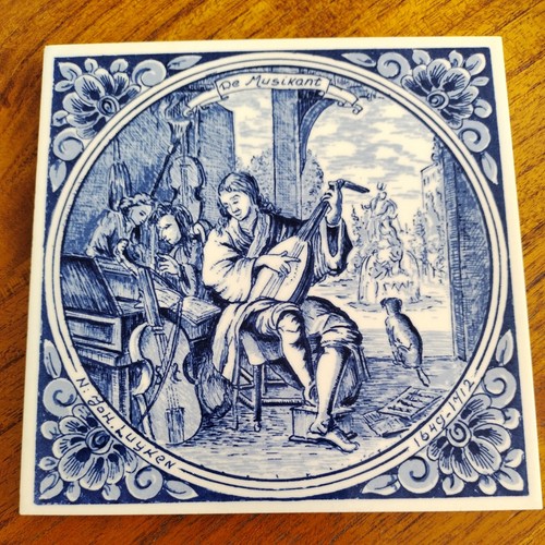 Delft blue white - &,
