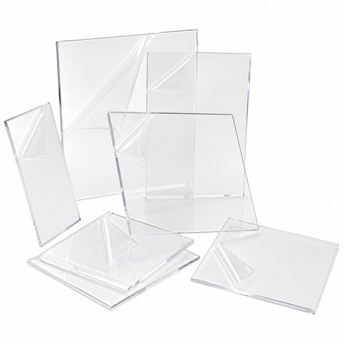 Clear acrylic sheets cut - –,