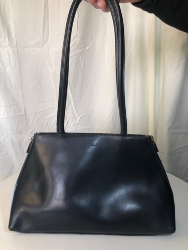 Vintage furla black leather - vintage,