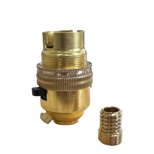 Jeani brass lamp - brass, holder