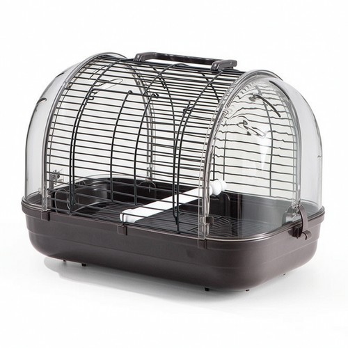 Portable bird cage - cage, perch