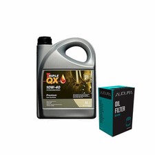 Audura Oil Filter Engine Oil Service Kit 10W40 5L Triple QX TQX Semi Synthetic
