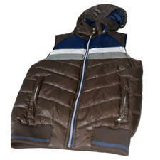 zara brown mens body warmer in SZ small  Men's sleeveless puffer vest from Zara