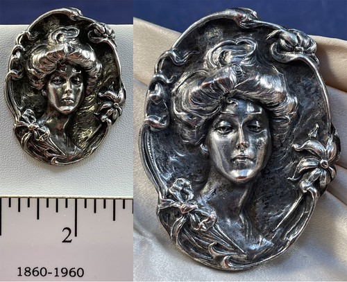 Antique silver repousse - antique,
