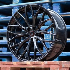 20" VAUXHALL INSIGNIA MK2 WOLFRACE ES WOLFSBURG GLOSS BLACK 8j ALLOYS X4