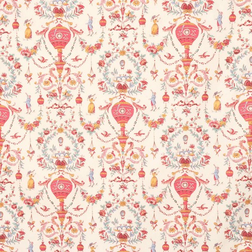 Village parade toile pink - pink, on