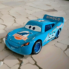 Disney Pixar Cars Diecast Dinoco Lightning McQueen 1:55 Unboxed Unbranded New