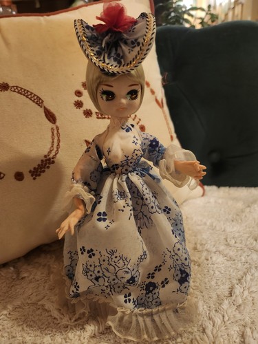 Vintage bradley big eyed doll - bradley,