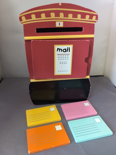 Elc wooden postbox with - elc,