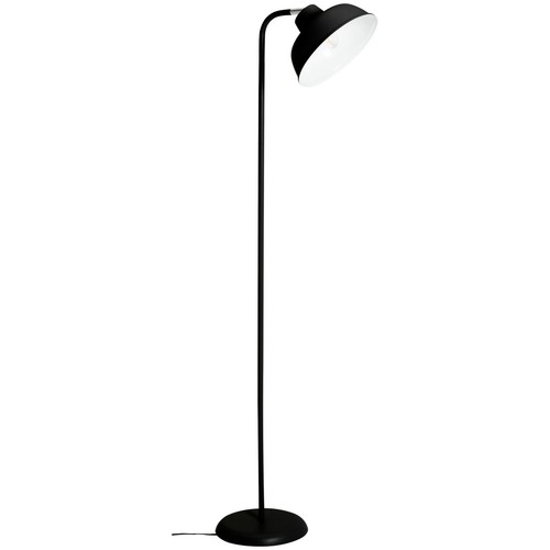 Black floor lamp adjustable - floor,