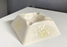 Vintage Belleek Porcelain china ashtray, Thorn pattern  Irish Donegal china