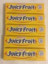 Juicy Fruit Chewing Gum USA Imported Wrigleys 5x5 stick pks UK Seller AUG2026
