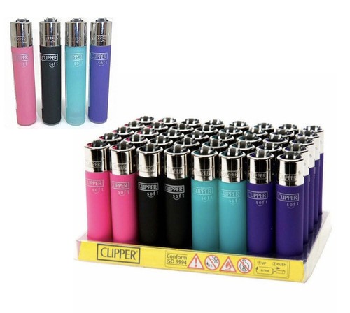 Clipper soft touch lighters - soft,