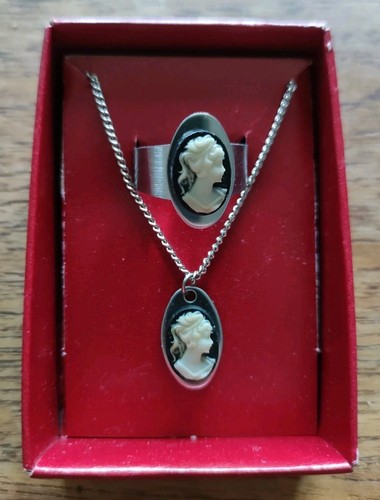 Vintage cameo ring - vintage, pendant