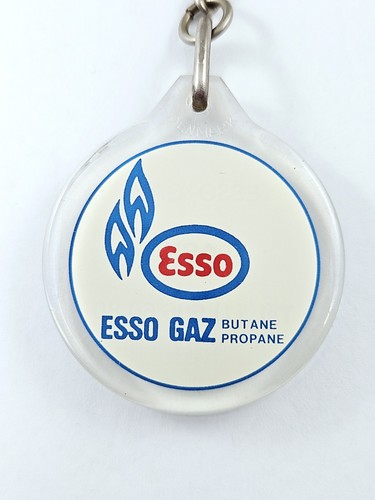Vintage esso gas keychain - vintage,