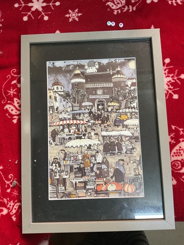 Print art framed - , rare