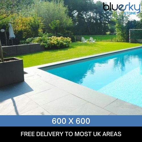Black slate paving patio slabs - patio,