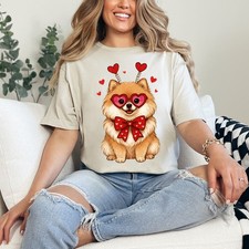 Cute Pomeranian Dog Hearts