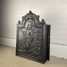 Antique Cast Iron Fire Back