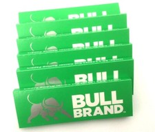 1000 x BULL BRAND Green Cut Corners Rolling PAPER Rizla Cigarette 20 pack x 50