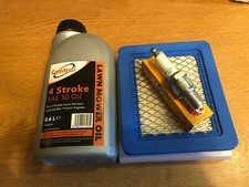 Honda GCV135 GCV160 GCV190 HRG465 HRG536 & IZY Mower service kit oil filter plug