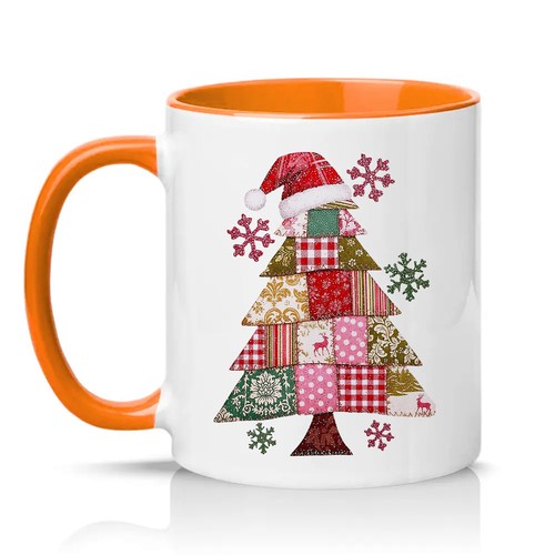 Patchwork christmas tree - christmas,
