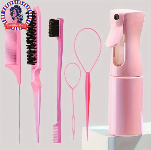 6pcs pink hair - 6pcs, tool