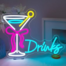 Custom Bar Neon Sign, Home Bar
