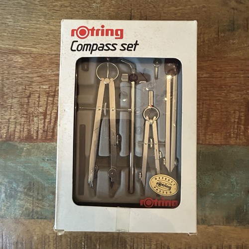 Vintage rotring compass set - rotring, compass~set