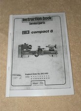 Emco Compact 8 Lathe Manual