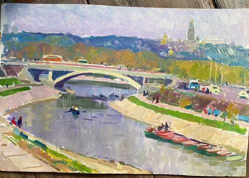Oil painting city view - ::,