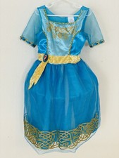 Disney Princess Brave Merida Costume Size 4-6x Hoop Skirt.