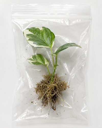Joy pothos rooted - rooted, mid