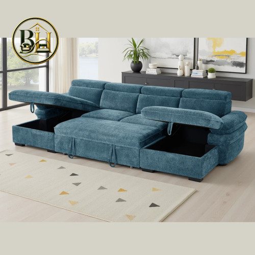 Hudson shape corner sofa bed - hudson,