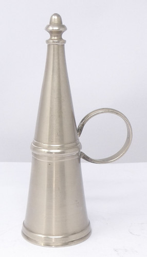 Pewter candle snuffer - candle, conical