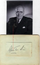 Alastair Sim vintage signed album page