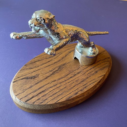 1930s jaguar desmo mascot - jaguar, 'desmo'