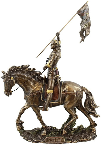 Joan arc horse back with - of,