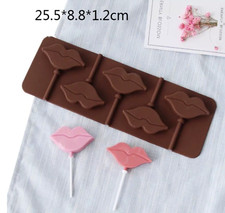 Silicone Kissing Lips Lollipop