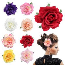 Accessories Women Bridesmaid Rose Flower Hairpin Wedding Hair Clip Brooch