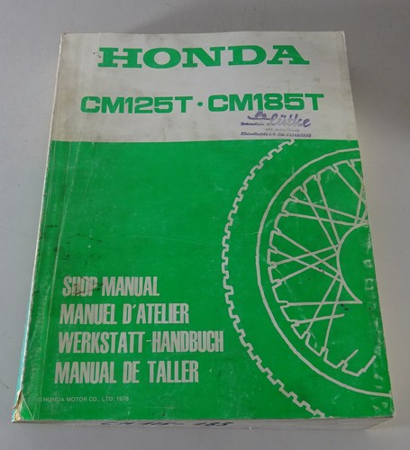 Honda cm125t cm185t workshop - cm125t,